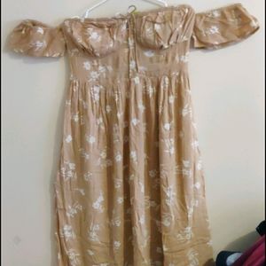 Summer Strapless Off the Shoulder Dress